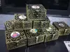 High-end prayer bead gift box made of metal zinc alloy, metal leaky packaging box, necklace gift box Application Scenario